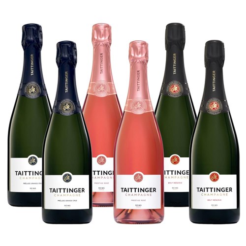 Crate of 6 The Taittinger Collection